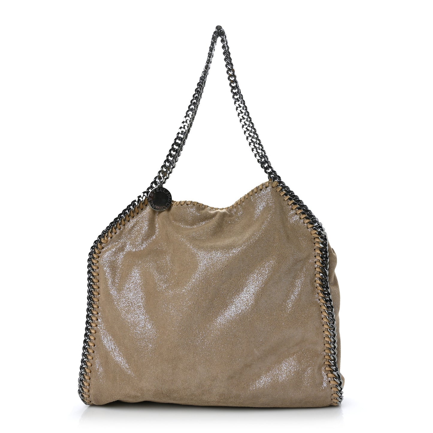 Shaggy Deer Small Falabella Tote Taupe