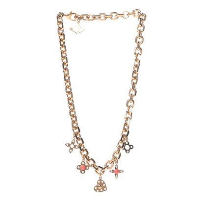 Louis Vuitton Monogram Hide and Seek Necklace Gold 3 of 6