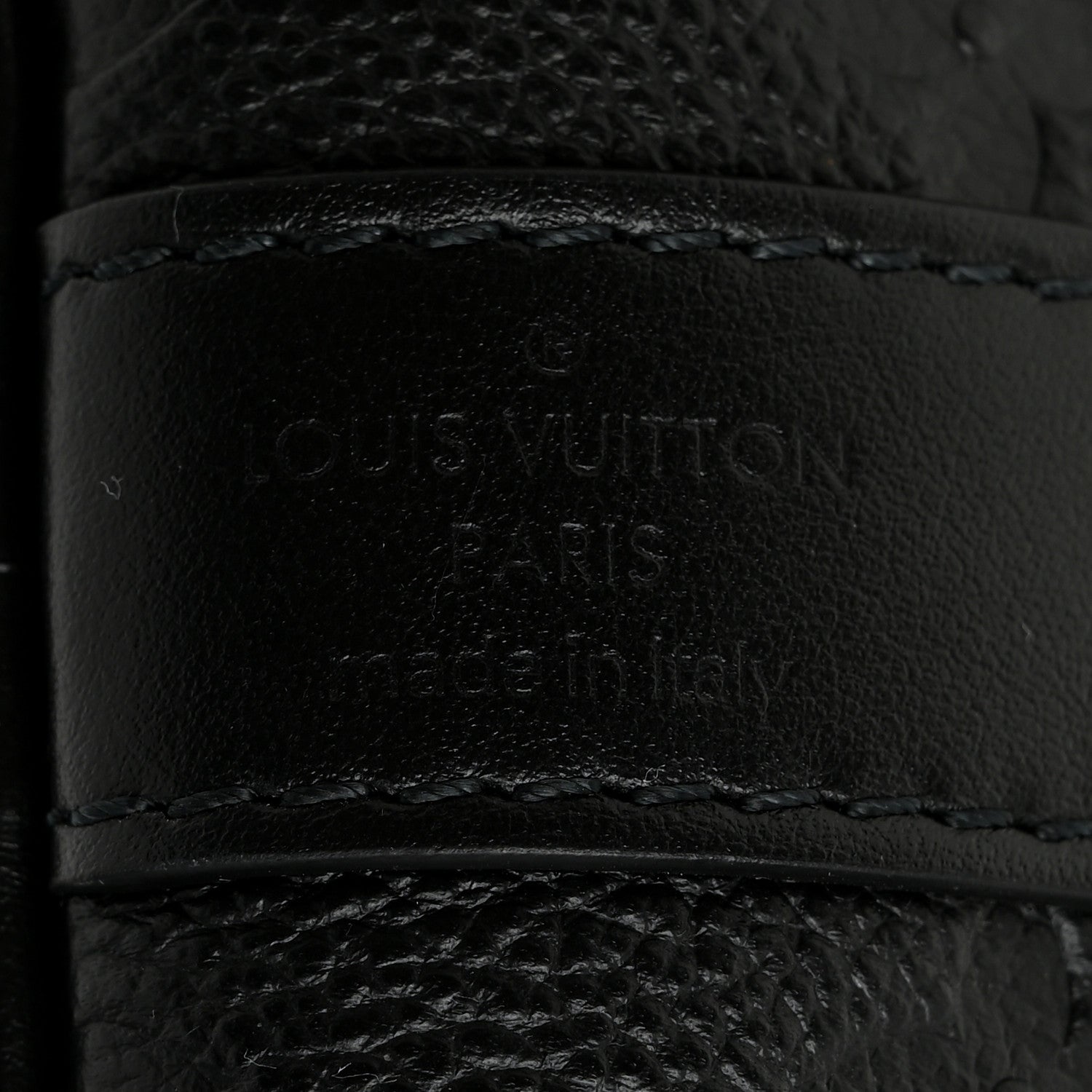 Louis Vuitton Empreinte Monogram Giant Keepall Bandouliere 45 Black 5 of 8