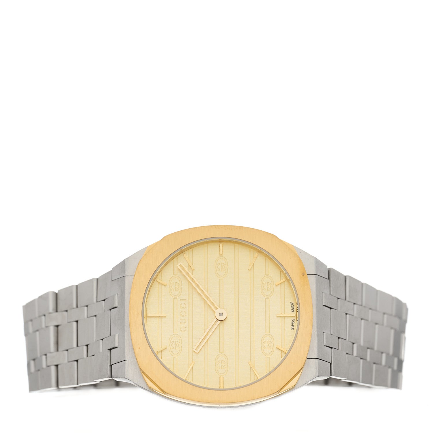 Gucci Stainless Steel 38mm 25H Quartz Watch Gold 2 of 5