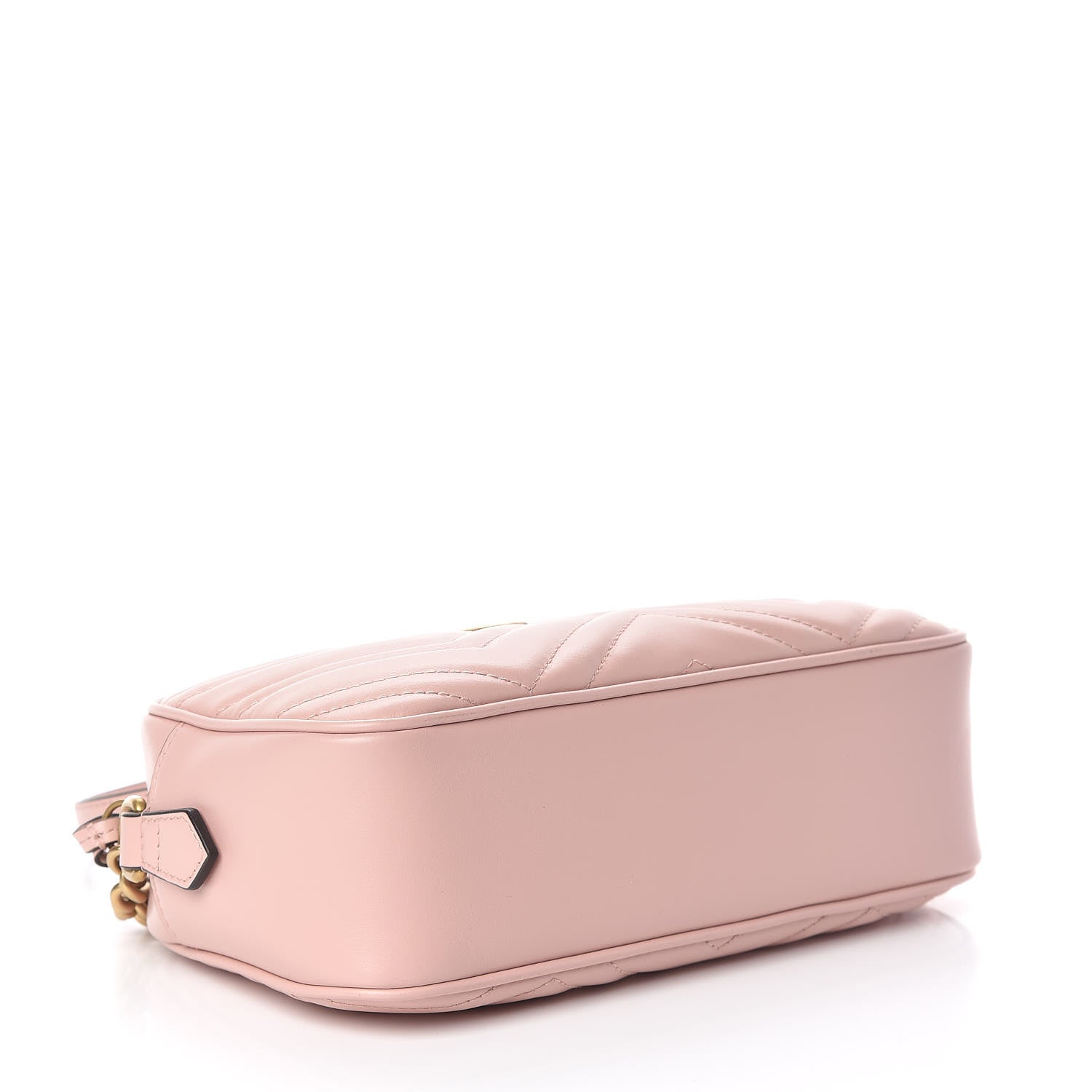 Gucci Calfskin Matelasse Small GG Marmont Chain Shoulder Bag Perfect Pink 4 of 10