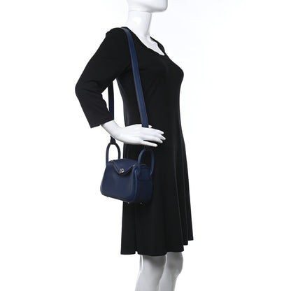Hermes Swift Verso Mini Lindy 20 Bleu Navy Bleu Frida 3 of 9