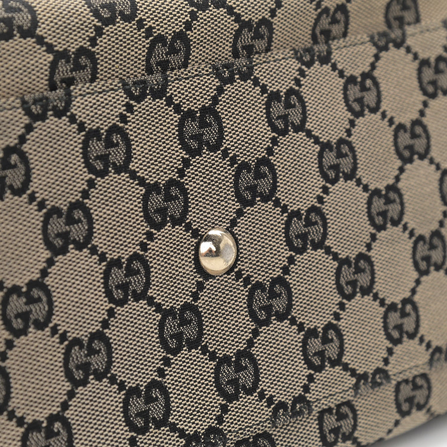 Gucci Monogram Tote Black 15 of 19