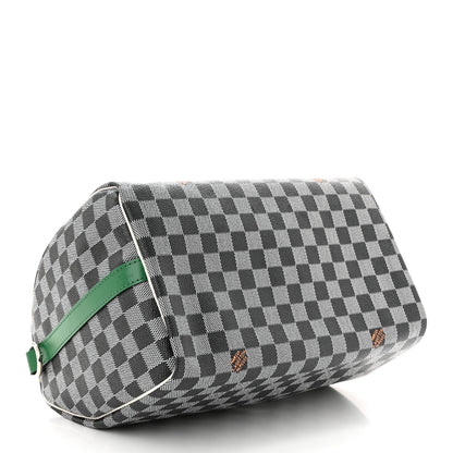Louis Vuitton Damier Speedy Bandouliere 30 Black White 4 of 10
