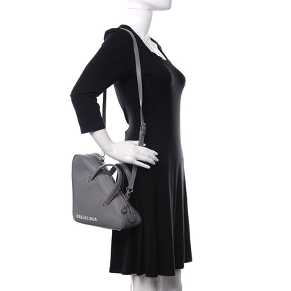 Balenciaga Calfskin S Triangle Duffle Grey 2 of 8