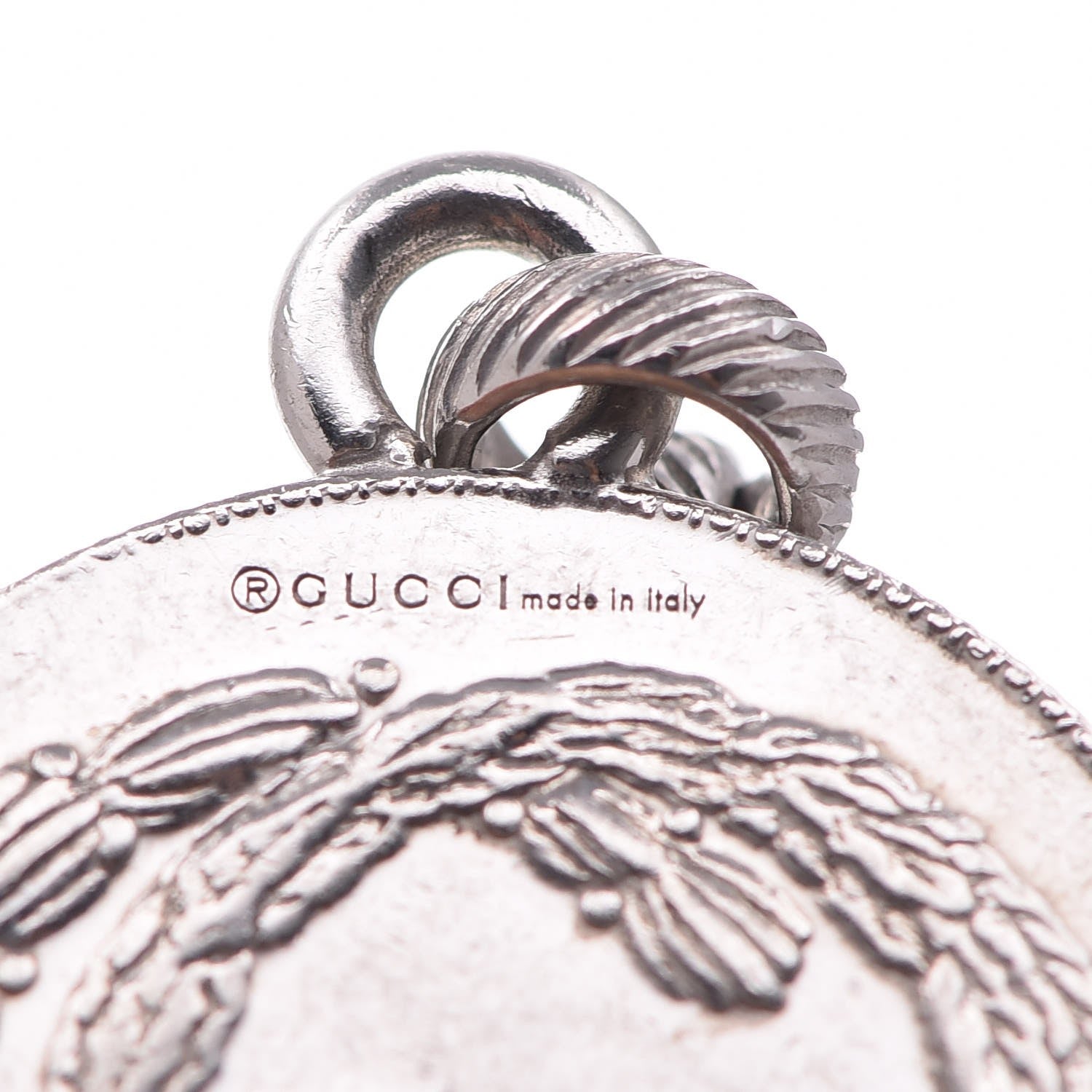 Gucci Sterling Silver Coin Bracelet 4 of 5