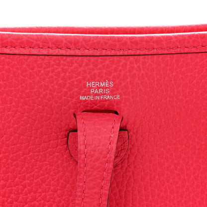 Hermes Taurillon Clemence Evelyne TPM Rose Extreme 5 of 9