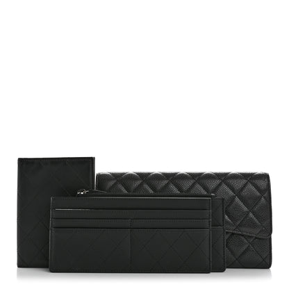 Chanel Caviar Quilted Travel Wallet Black 3 of 11