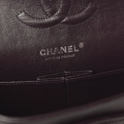 Chanel Lambskin Quilted Medium Double Flap Purple 8 of 10