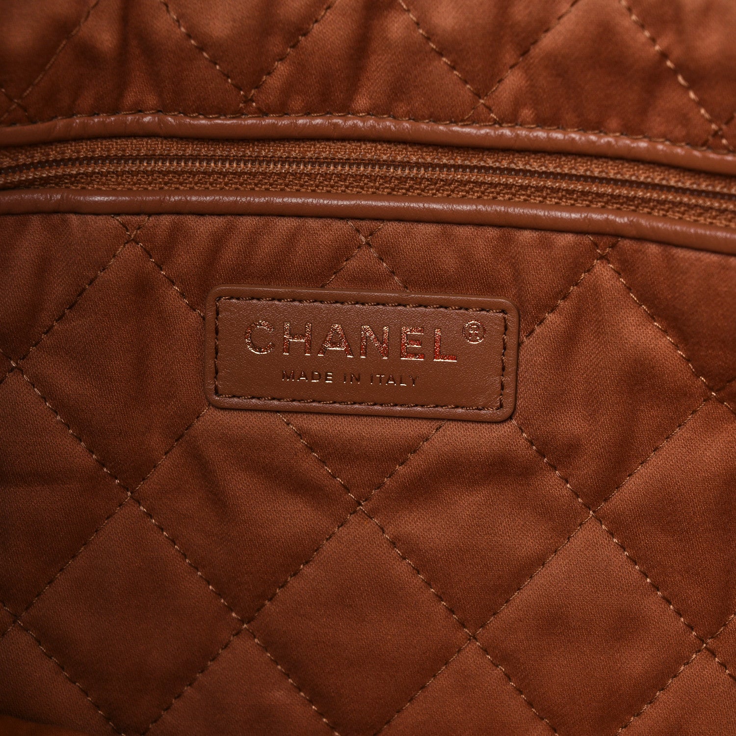 Chanel Shiny Calfskin Quilted Small Chanel 22 Camel 7 of 11