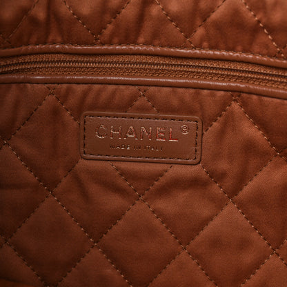 Chanel Shiny Calfskin Quilted Small Chanel 22 Camel 7 of 11
