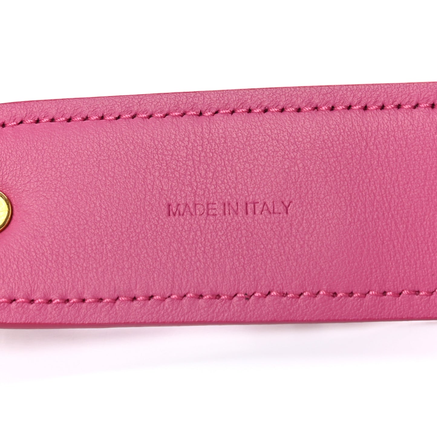 Saffiano Crystal Flower Shoulder Strap Fuchsia