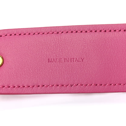 Prada Saffiano Crystal Flower Shoulder Strap Fuchsia 3 of 5