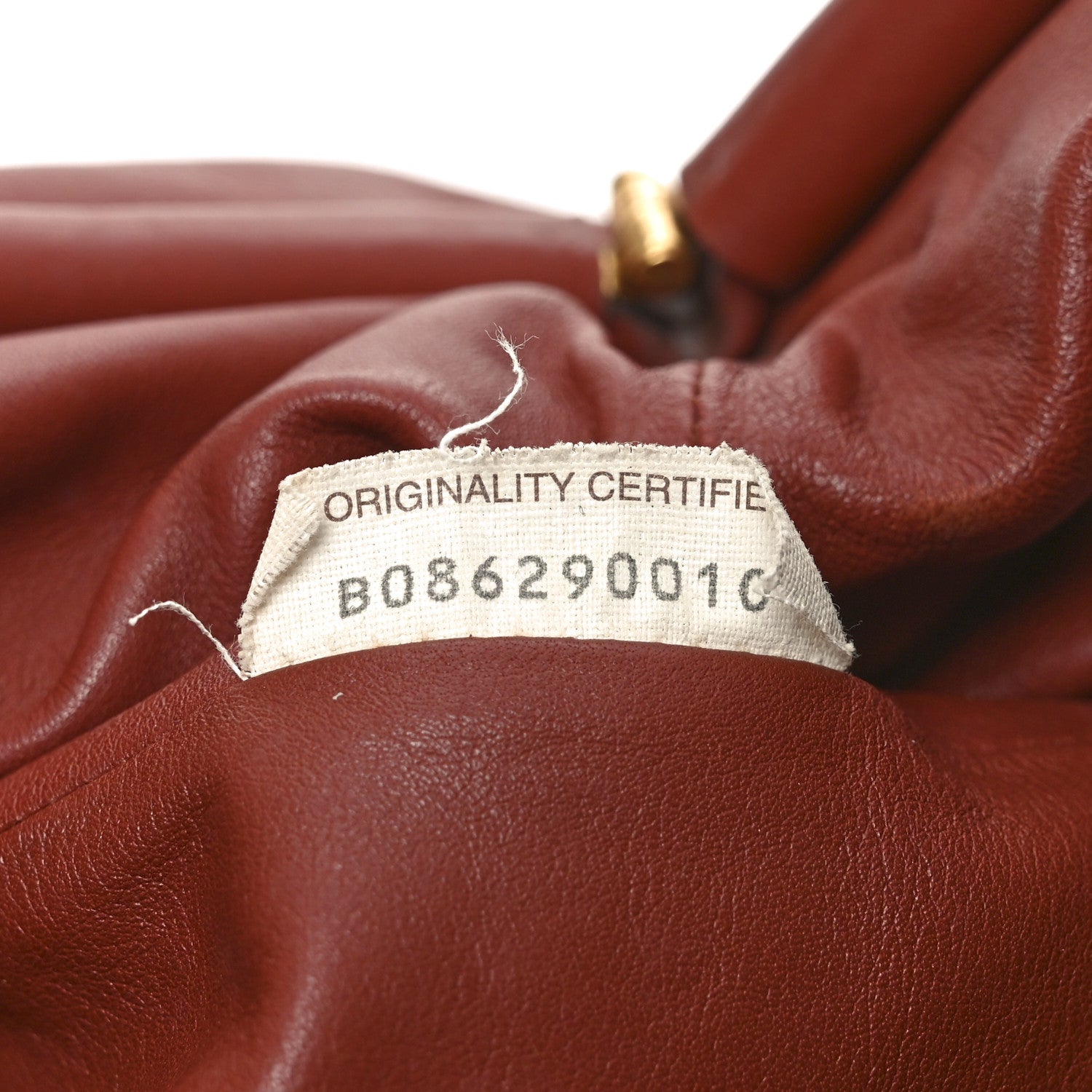 Bottega Veneta Smooth Butter Calf The Pouch Oversized Clutch Rust 7 of 10