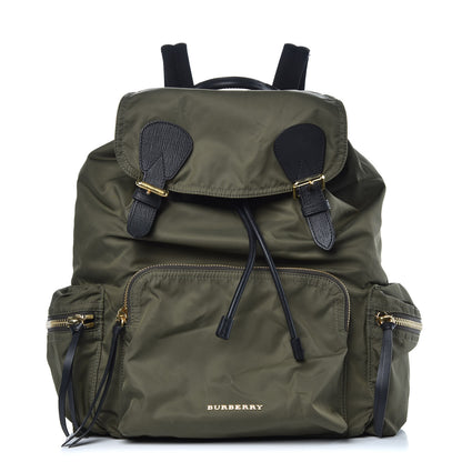 Burberry Nylon Large Rucksack Backpack Canvas Green 1 of 10