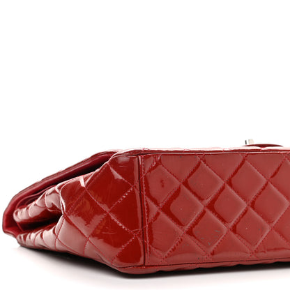 Chanel Patent Quilted Maxi Double Flap Red 9 of 16
