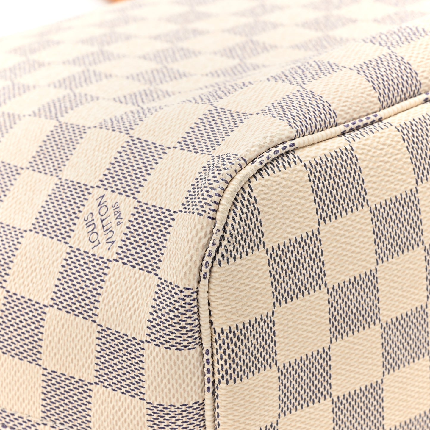 Damier Azur Neo Neverfull MM Rose Ballerine