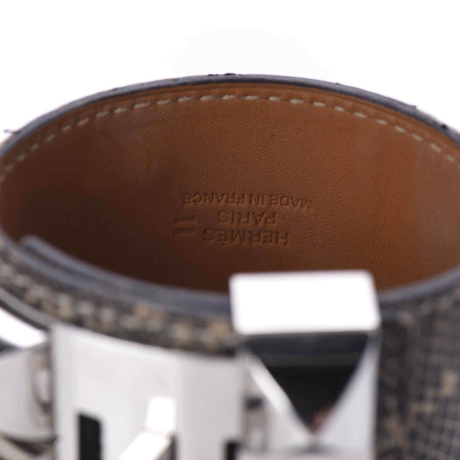 Hermes Lizard Collier De Chien CDC Bracelet Ombre 6 of 8