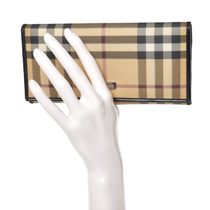 Burberry House Check Continental Wallet Black 2 of 12