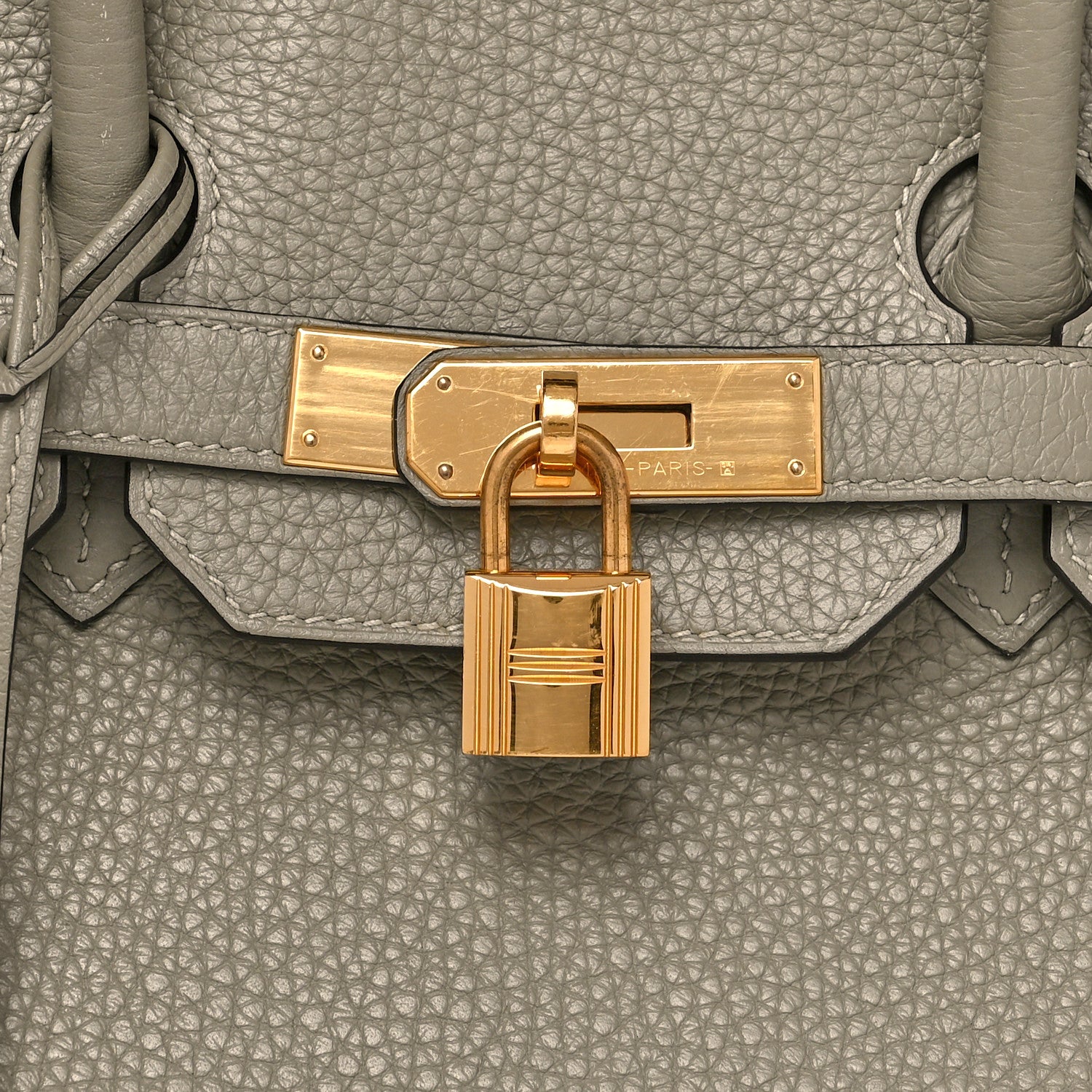 Hermes Togo Birkin 35 Sauge 6 of 10