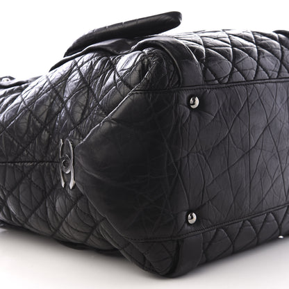 Chanel Aged Calfskin Vintage Ligne Lady Braid Tote Black 5 of 8