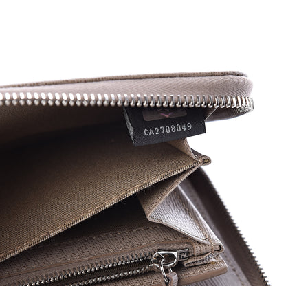 Fendi Vitello Elite Zip Around Wallet Tortora 7 of 7