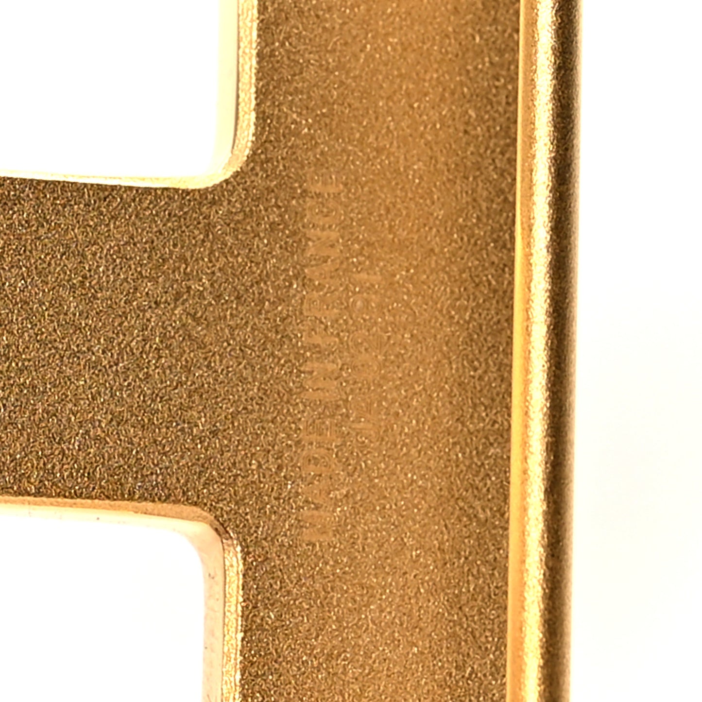 Box Togo 32mm Guilloche H Belt 85 Black Gold