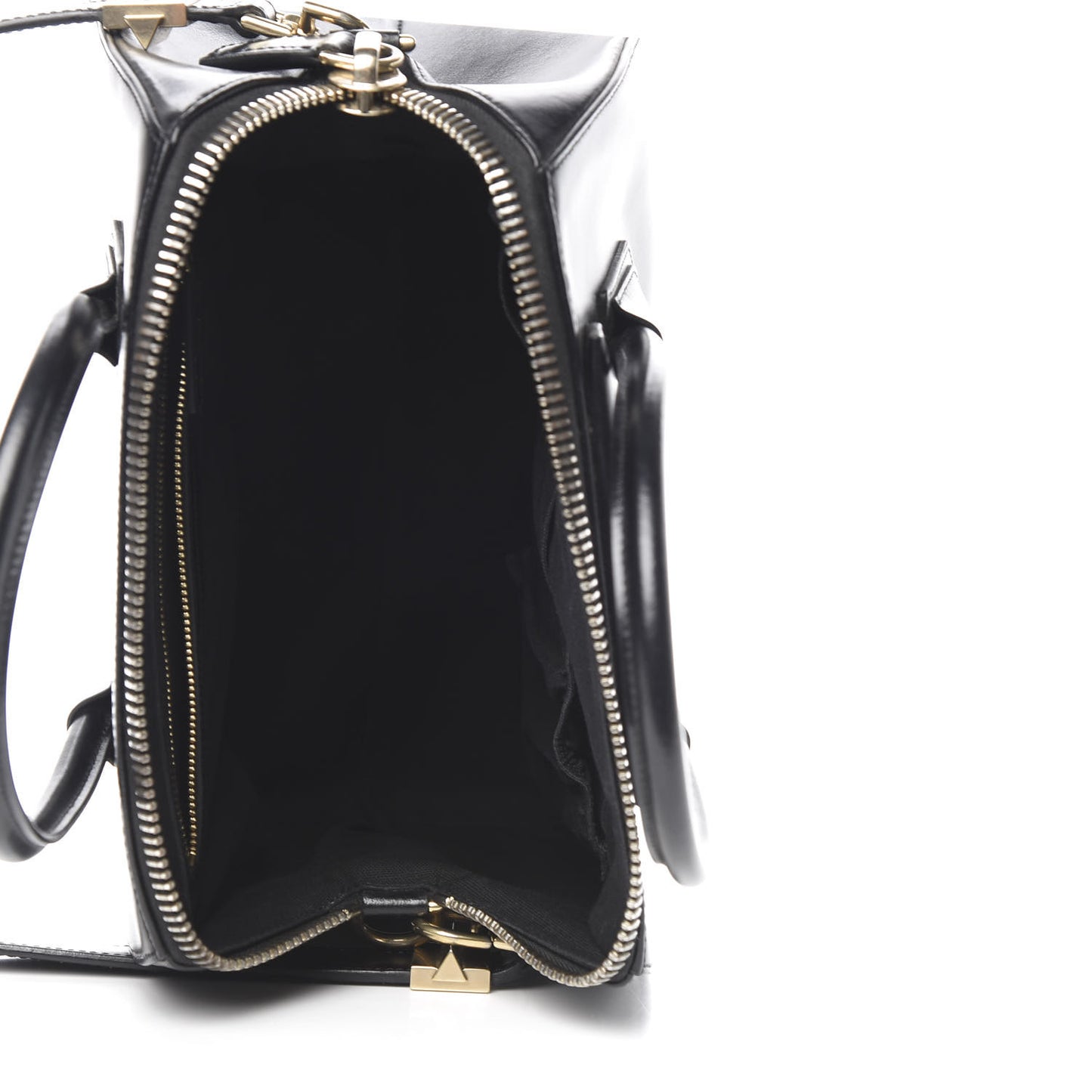 Shiny Lord Calfskin Medium Antigona Black