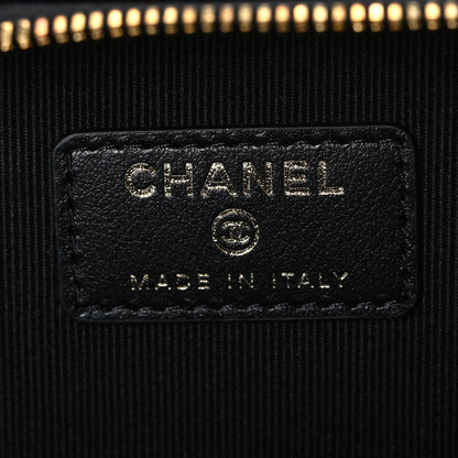 Chanel Caviar Quilted Top Handle Vanity With Chain Black 6 of 11