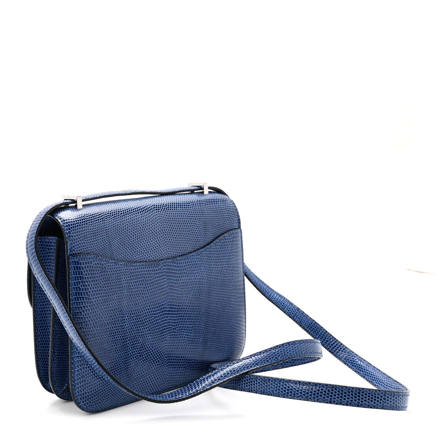 Hermes Lizard Constance 18 Bleu Saphir 3 of 9