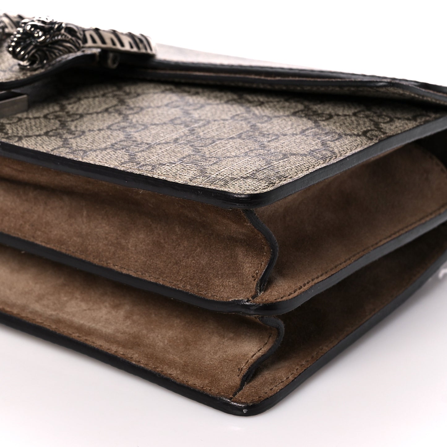 GG Supreme Monogram Small Dionysus Shoulder Bag Taupe