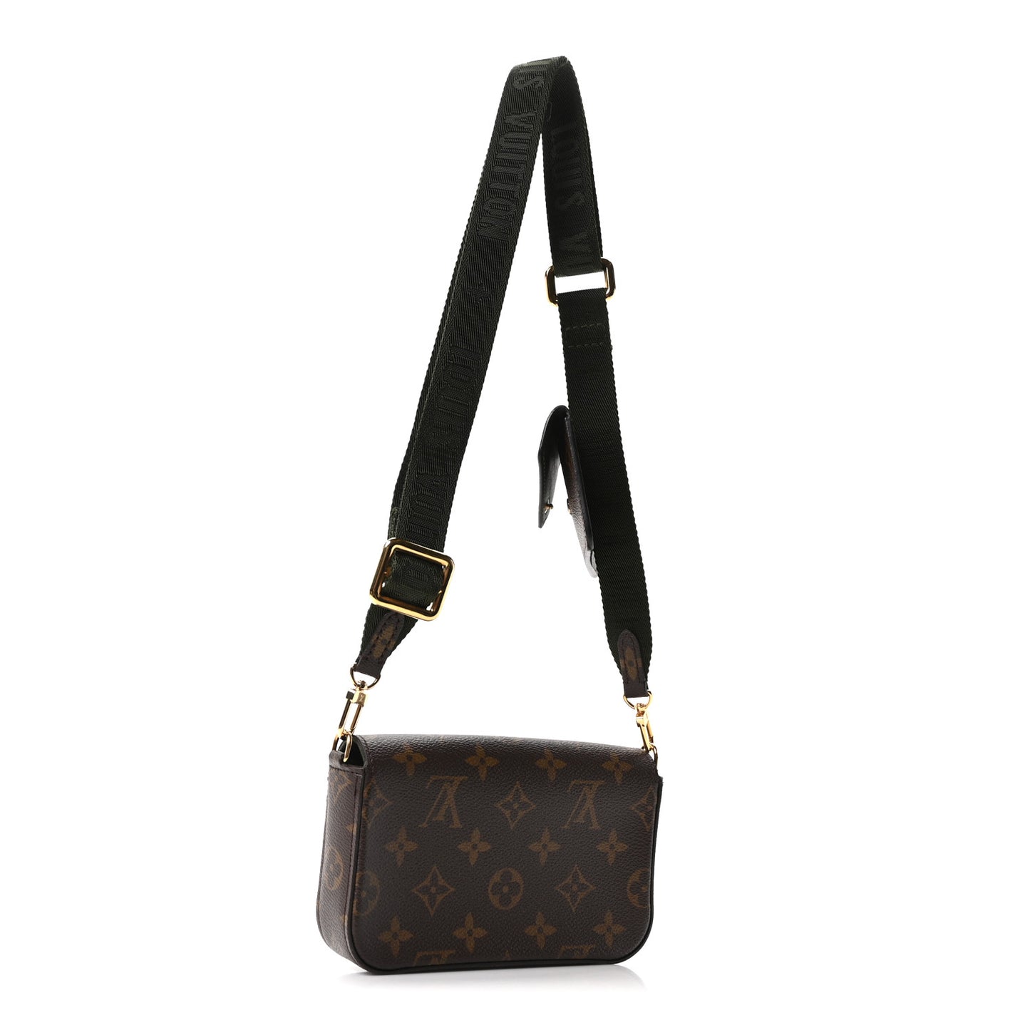 Monogram Felicie Strap & Go Kaki