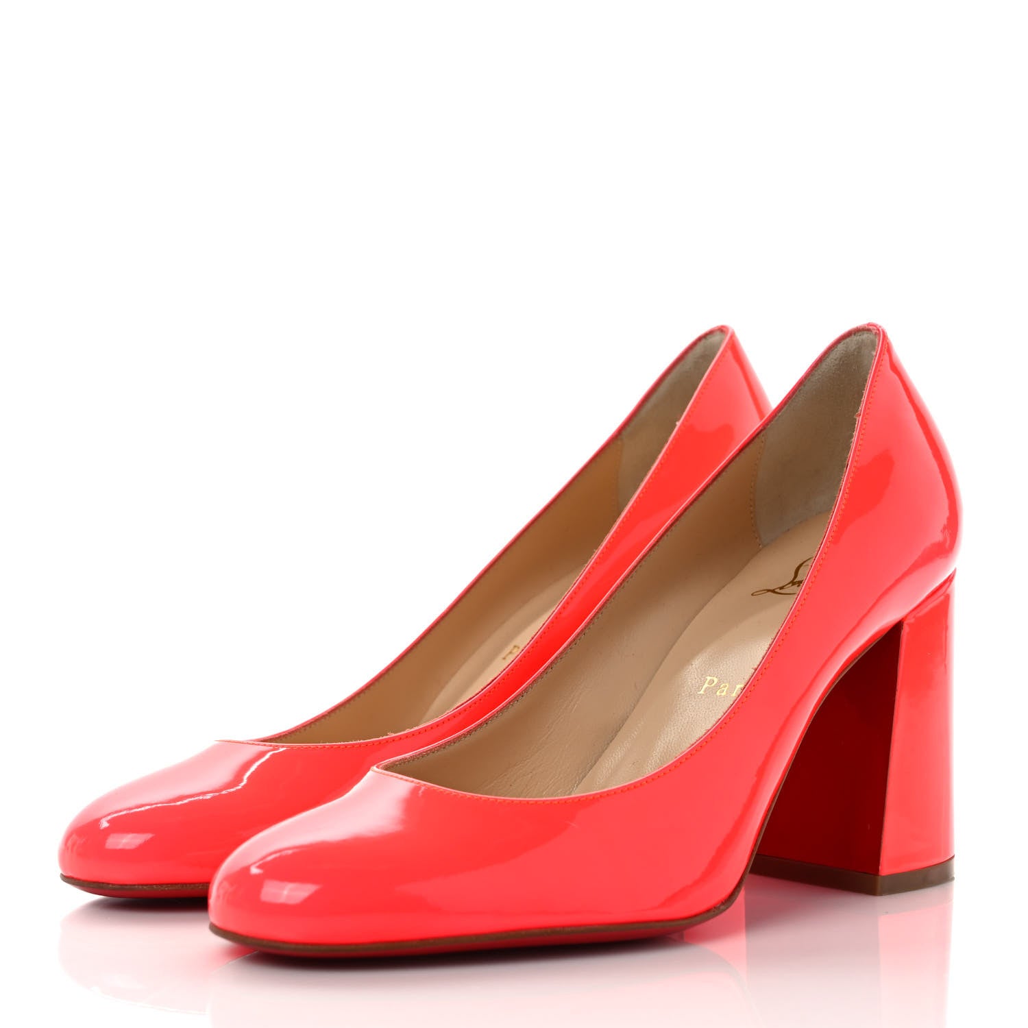 Christian Louboutin Patent Baobab 85 Pumps 37 Smoothie 3 of 7