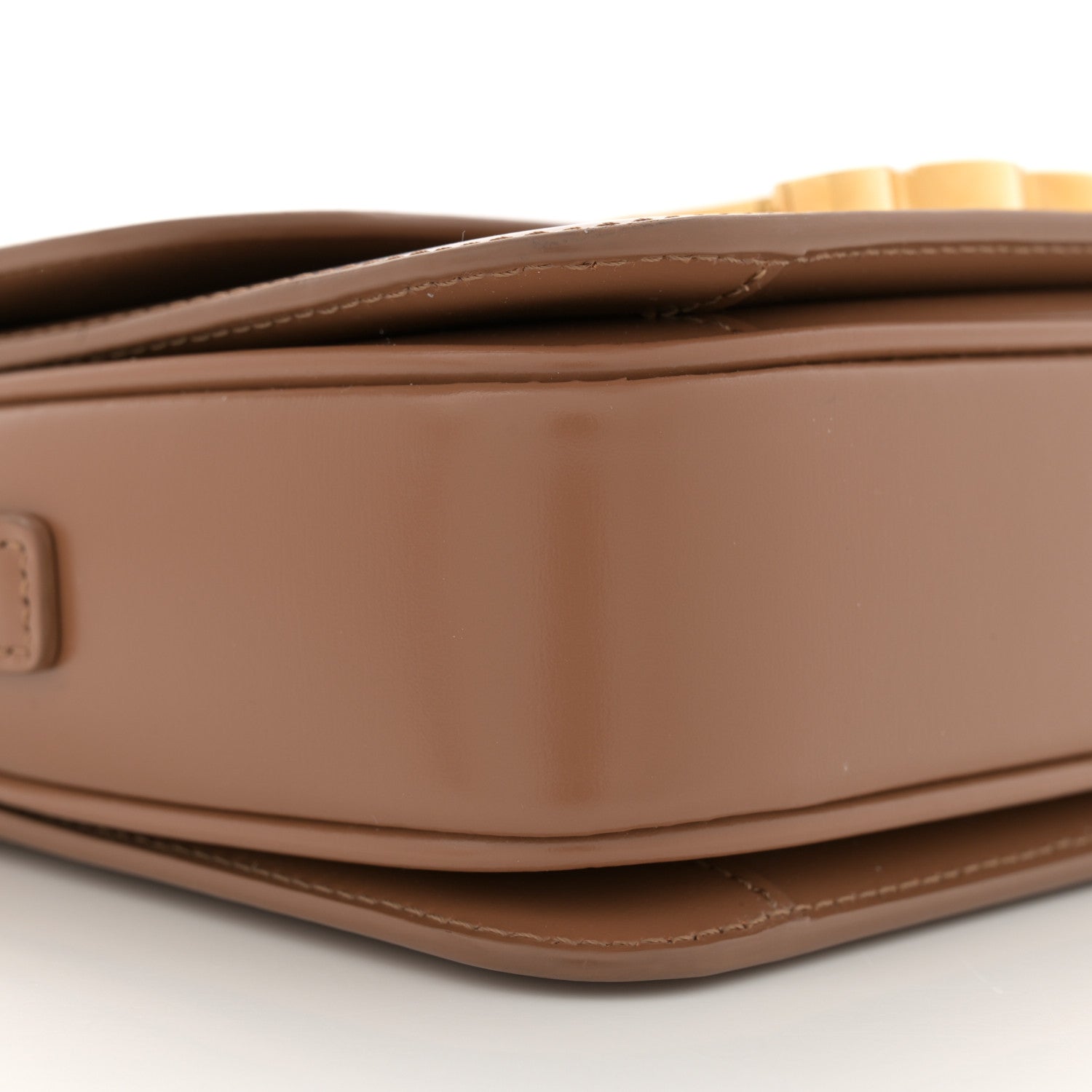 Celine Shiny Calfskin Teen Triomphe Bronze 9 of 12
