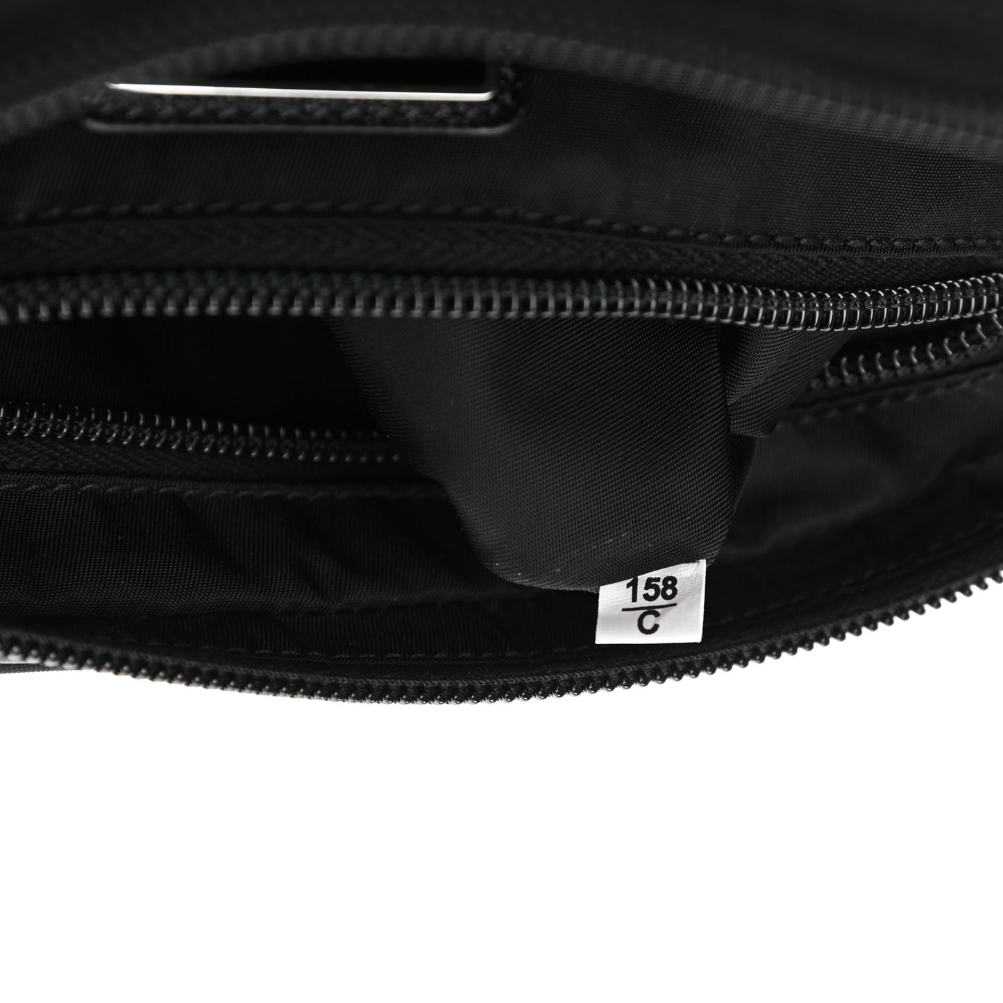 Re-Nylon Saffiano Belt Bag Black