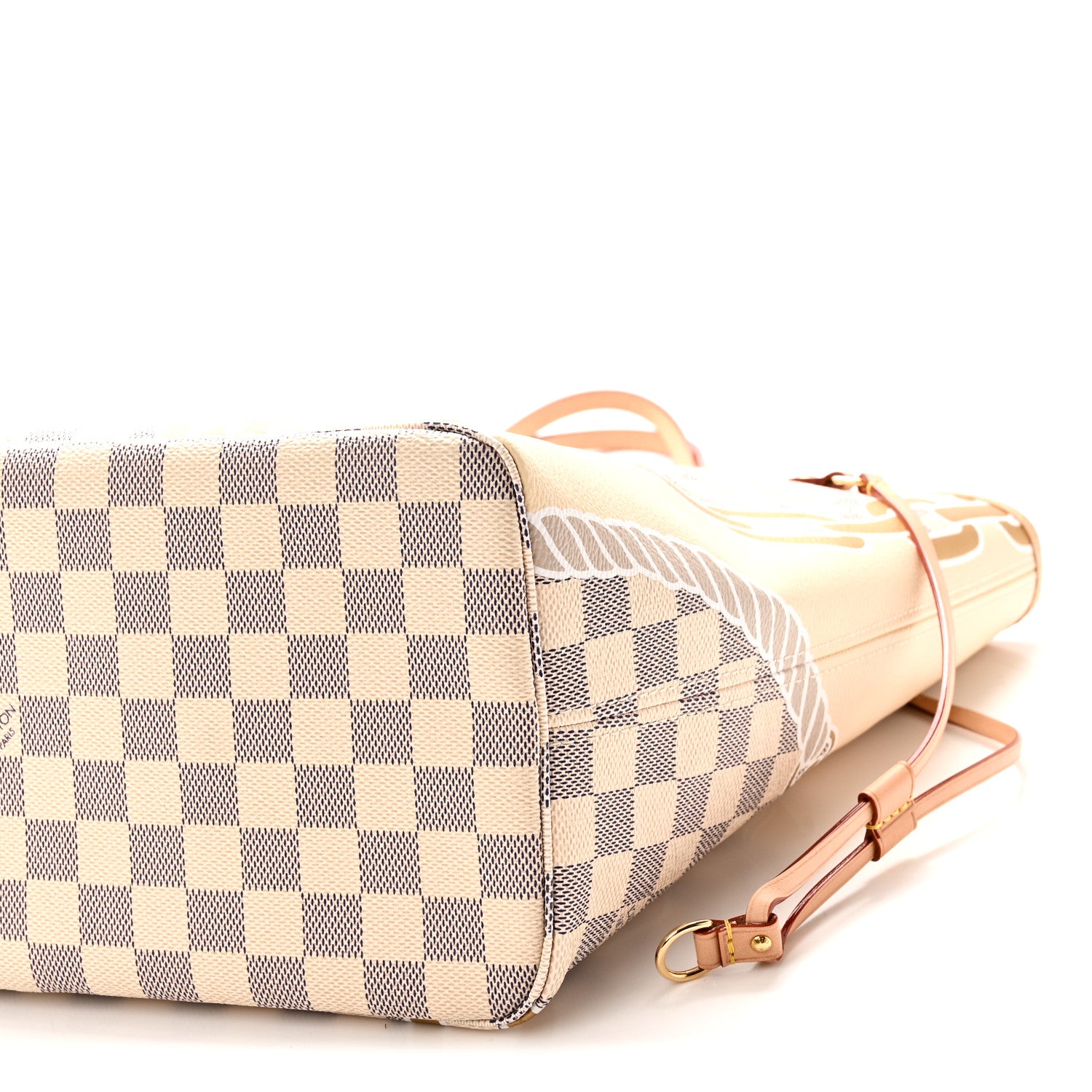 Louis Vuitton Damier Azur Nautical Neverfull MM 9 of 9