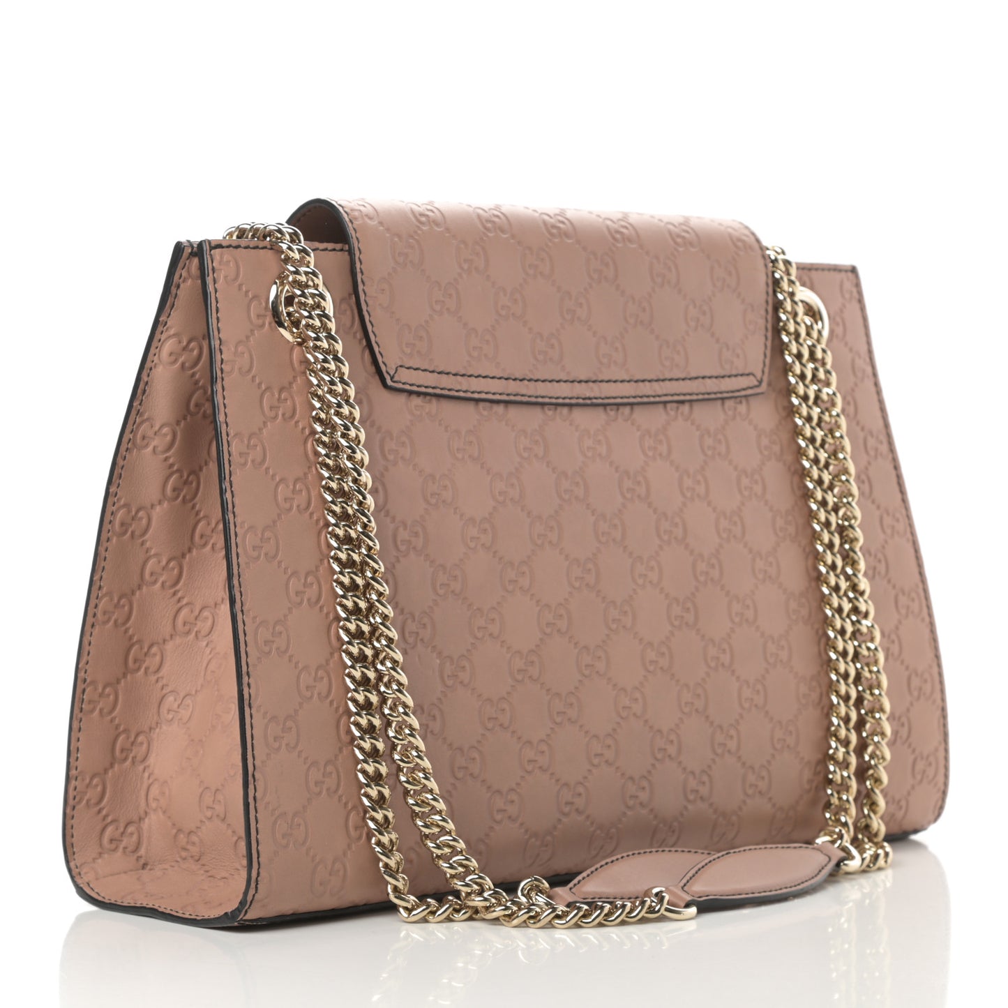 Guccissima Large Emily Chain Shoulder Bag Camelia