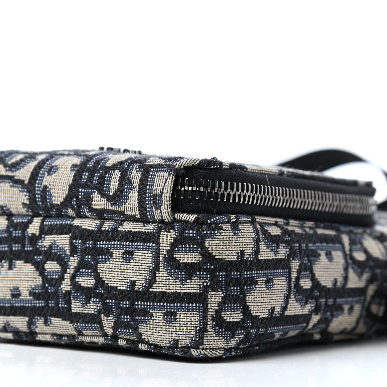 Christian Dior Oblique Crossbody Bag Blue 8 of 10