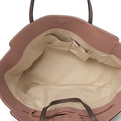 Gucci Dollar Calfskin Medium Swing Tote Grey Field Soft Pink 4 of 9