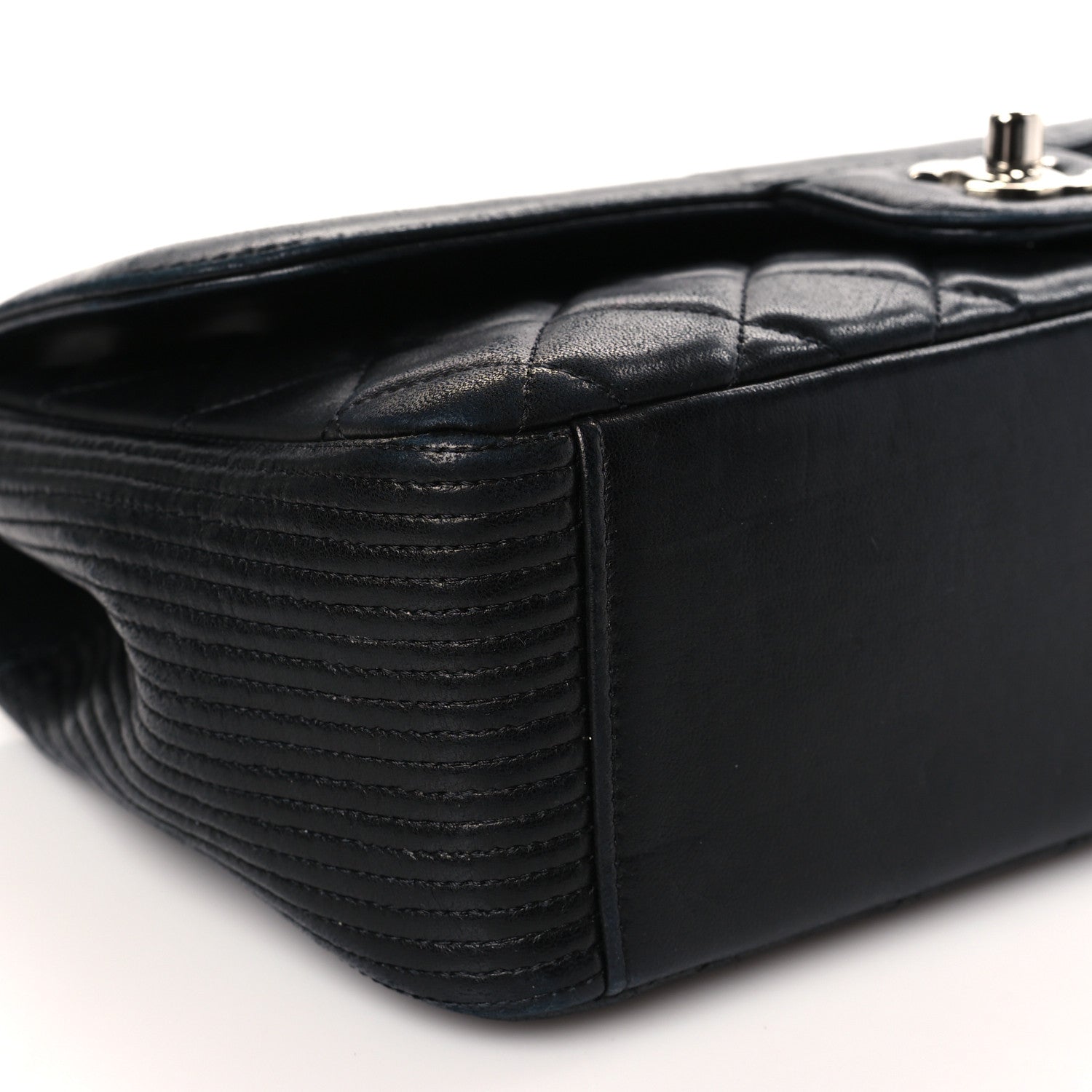 Chanel Lambskin Medium Coco Rider Flap Black 8 of 9