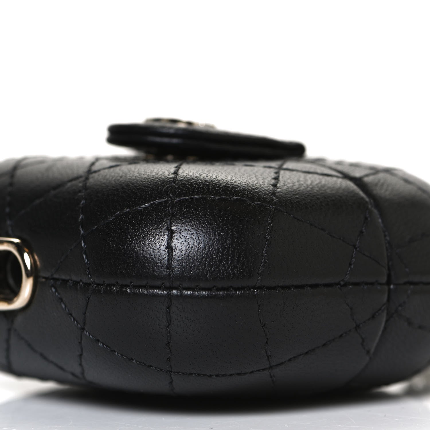 Chanel Lambskin Quilted Airpods Pro Case With Chain Black 7 of 7