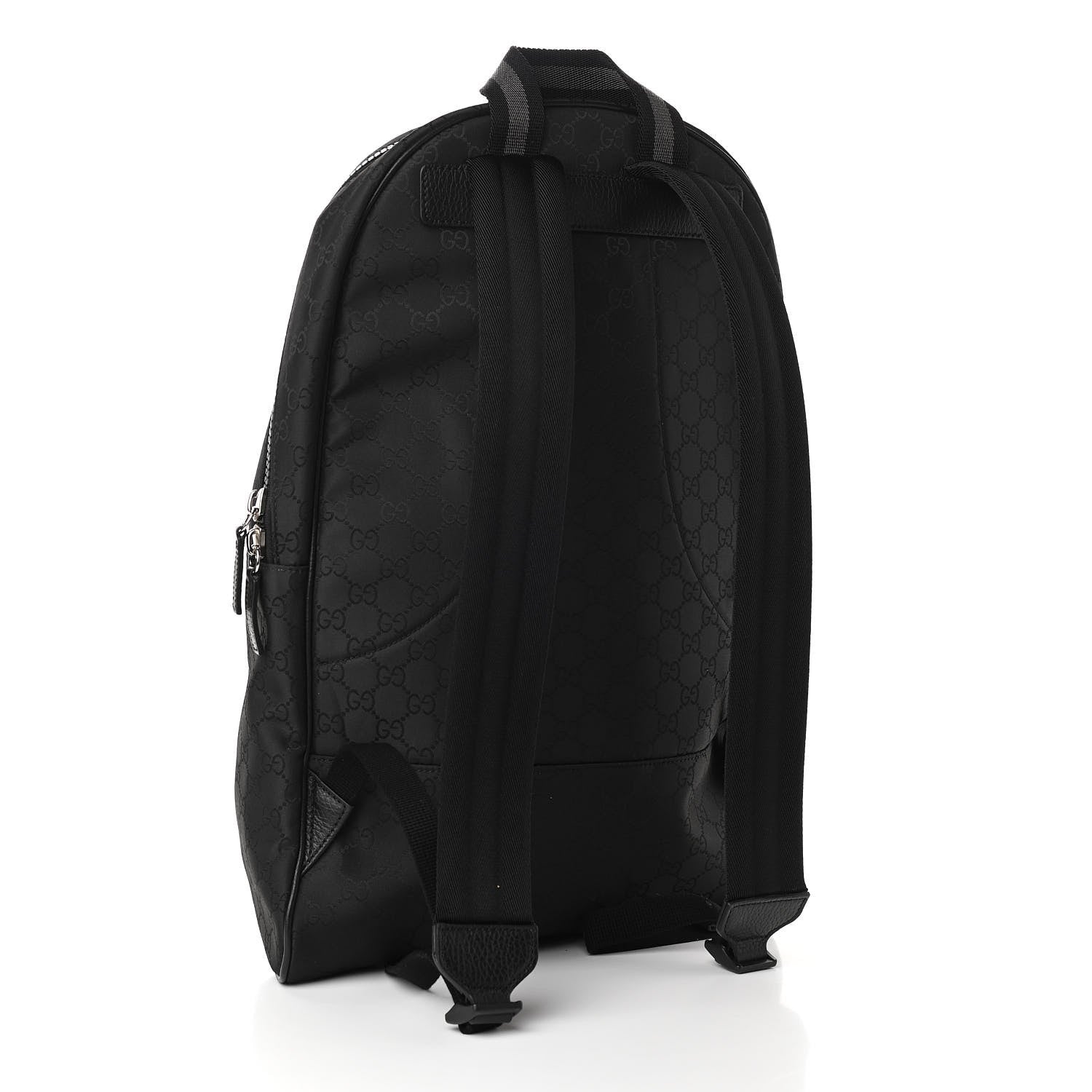 Gucci Nylon Monogram Slim Backpack Black 3 of 11