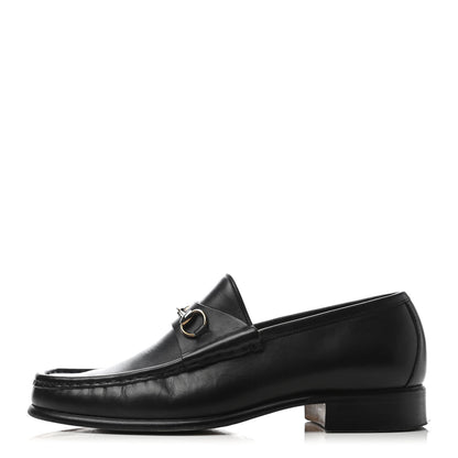Gucci Calfskin Horsebit Loafers 38 Black 1 of 7