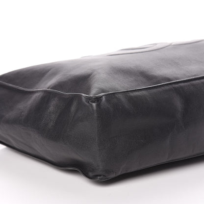 Chanel Lambskin CC Tote Black 9 of 10