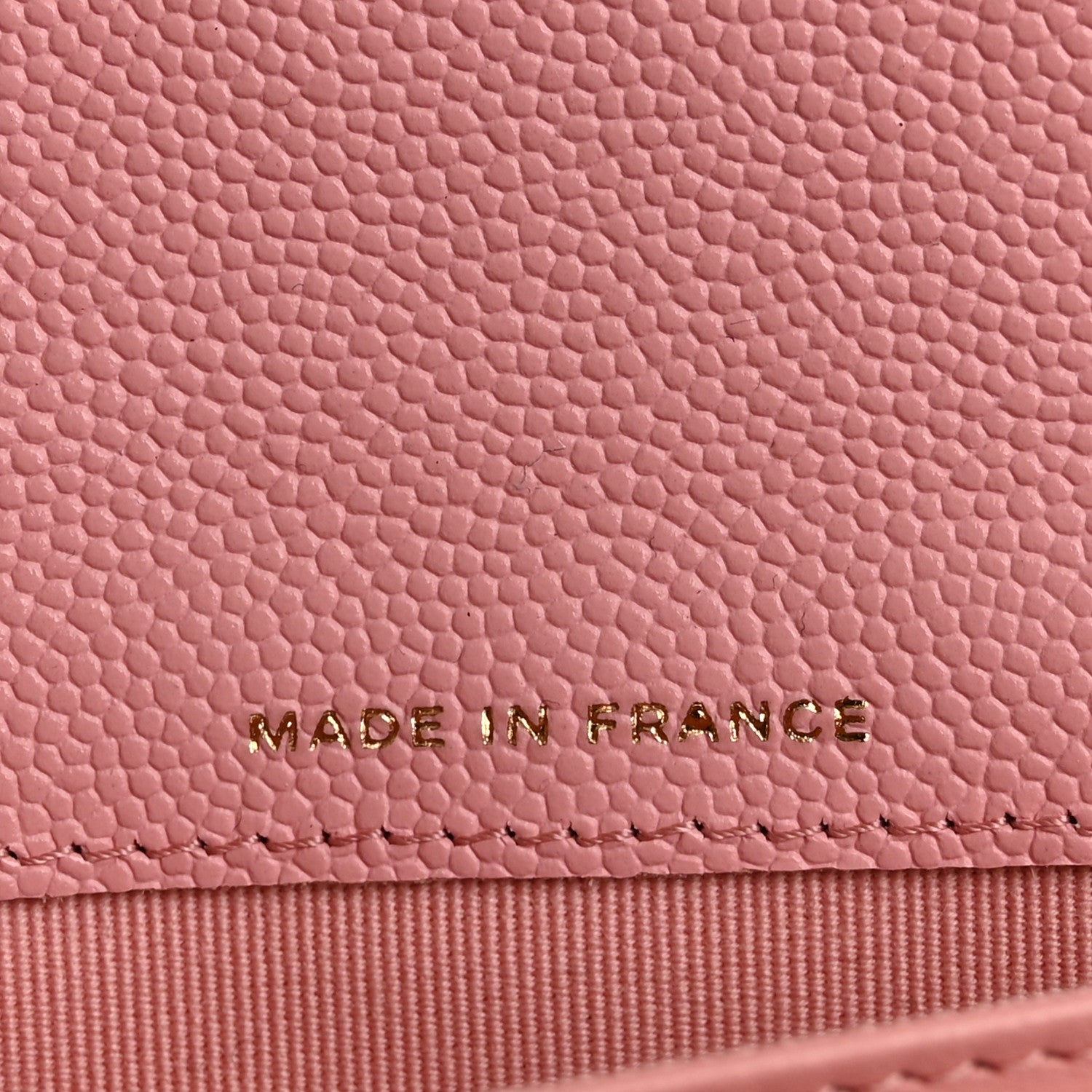 Chanel Caviar Quilted Large Gusset Flap Wallet Light Pink 7 of 9