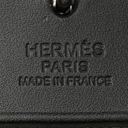 Hermes Toile H Berline Vache Hunter Herbag Zip PM 31 Black Ecru 6 of 12
