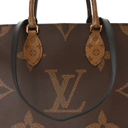 Louis Vuitton Reverse Monogram Giant Onthego MM 7 of 10