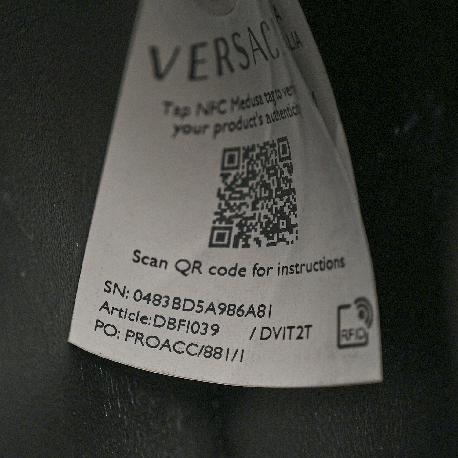 Versace Grained Calfskin La Medusa Top Handle Bag Black Black 6 of 11