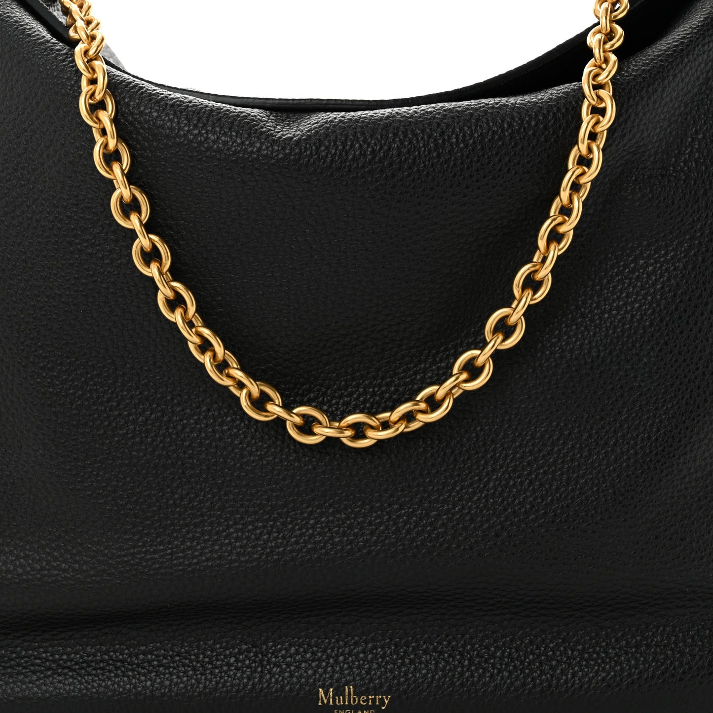 Small Classic Grain Leighton Black