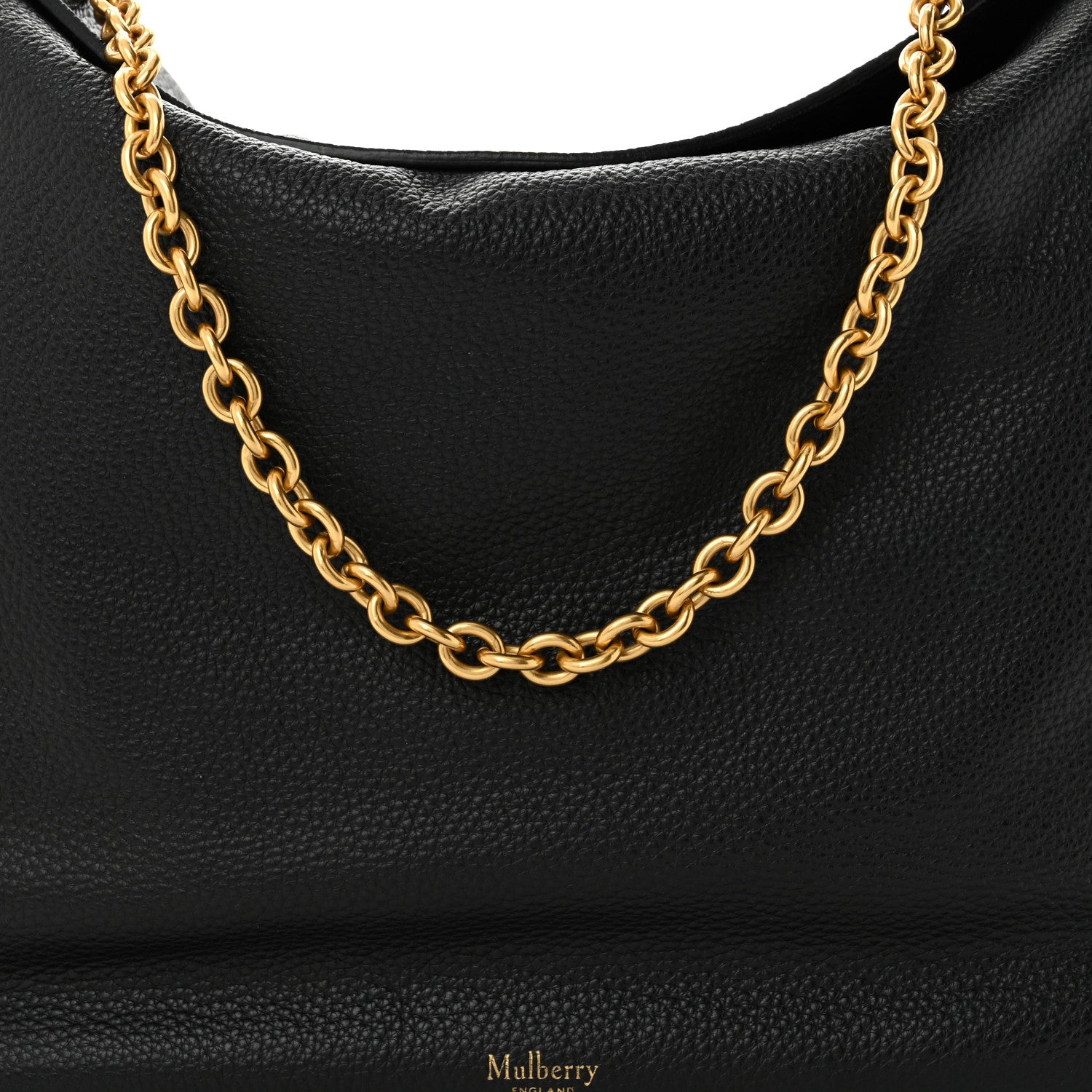 Mulberry Small Classic Grain Leighton Black 7 of 10